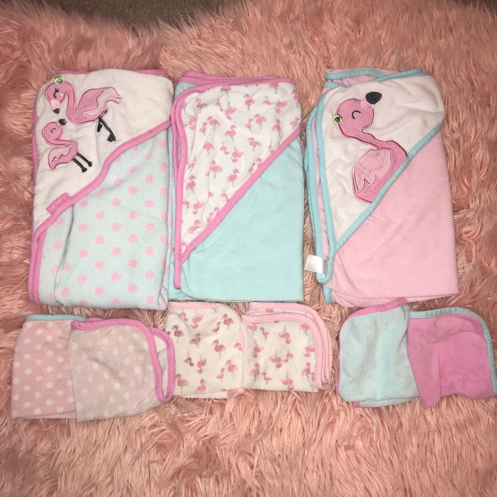 Carter’s Newborn Towels & Washcloths Set
